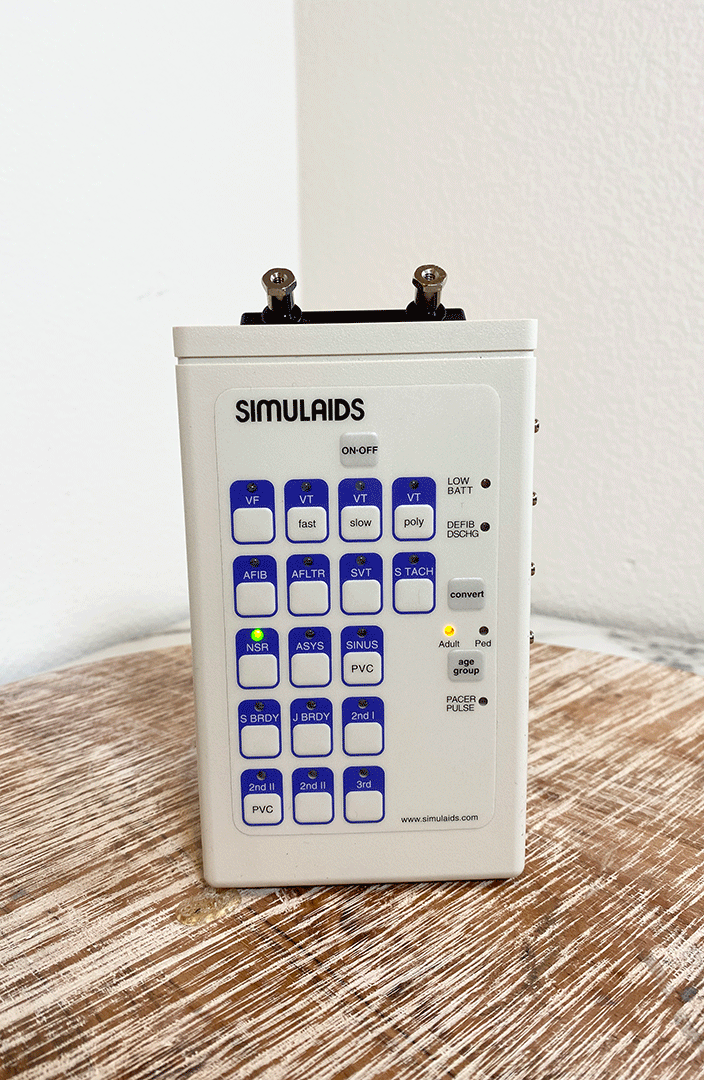 Simulaids Interactive ECG Arrhythmia Simulator Box One Medical Stop