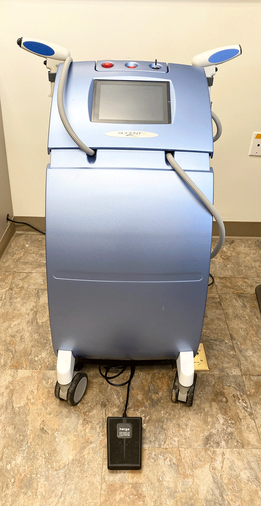 Front picture of the 2008 Alma Accent XL Laser Machine