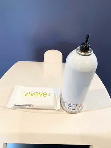 Picture of the accessories for 2018 Viveve Console S Vaginal Rejuvenation
