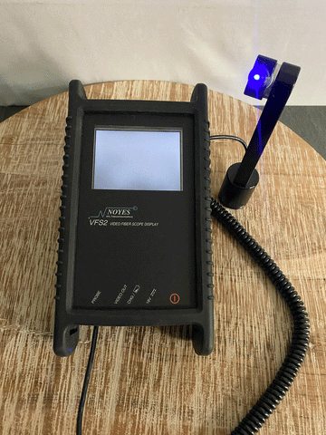 Picture of the screen for AFL Noyes VFS2 Video Fiber Scope With Probe