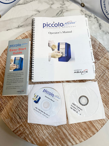 Picture of Abaxis Piccolo Xpress Chemistry Blood Analyzer manual