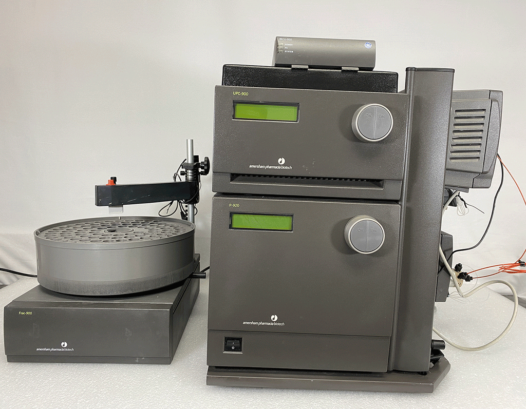 Front picture of the Amersham Pharmacia Biotech AKTA FPLC System