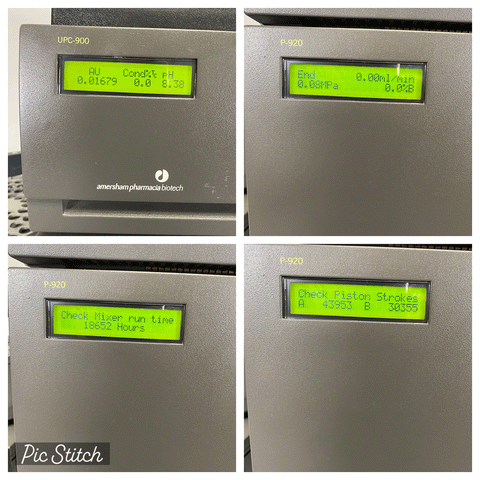 Amersham Pharmacia Biotech AKTA FPLC System, UPC-900, P-920 Frac-900 w ...