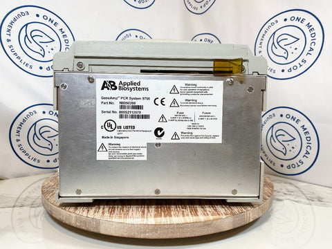 Picture of Applied Biosystems ABI GeneAmp PCR System 9700 96-Well Thermal Cycler label