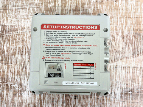 Picture of the AutoMedx SAVe Simplified Automated Ventilator