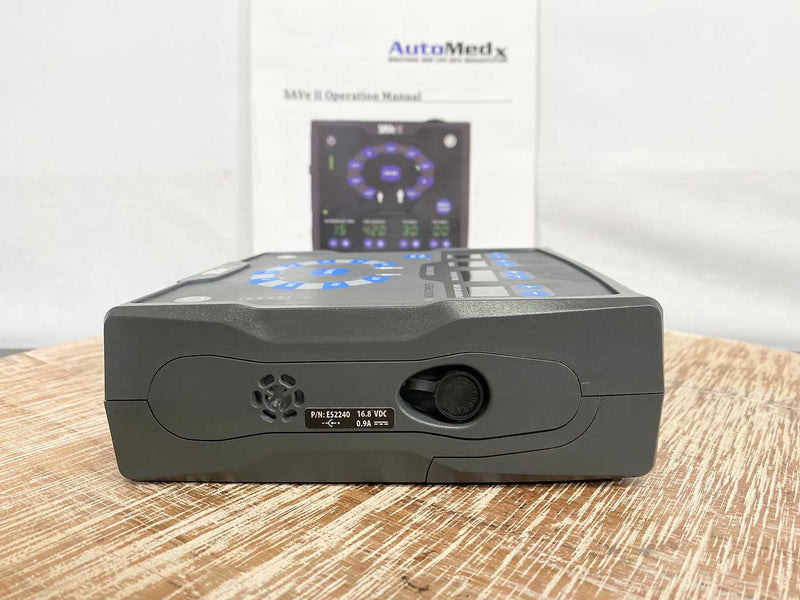 Picture of the Automedx SAVe II Simplified Automated Ventilator
