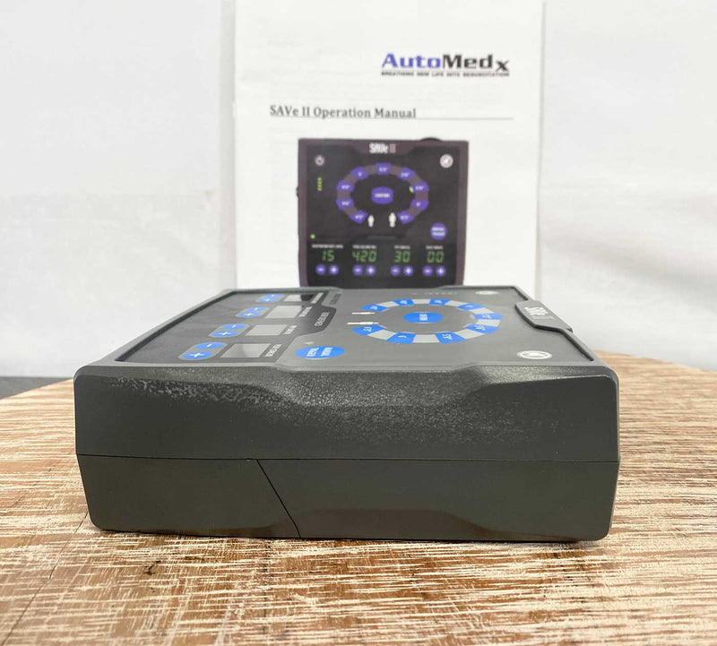 Picture of the Automedx SAVe II Simplified Automated Ventilator