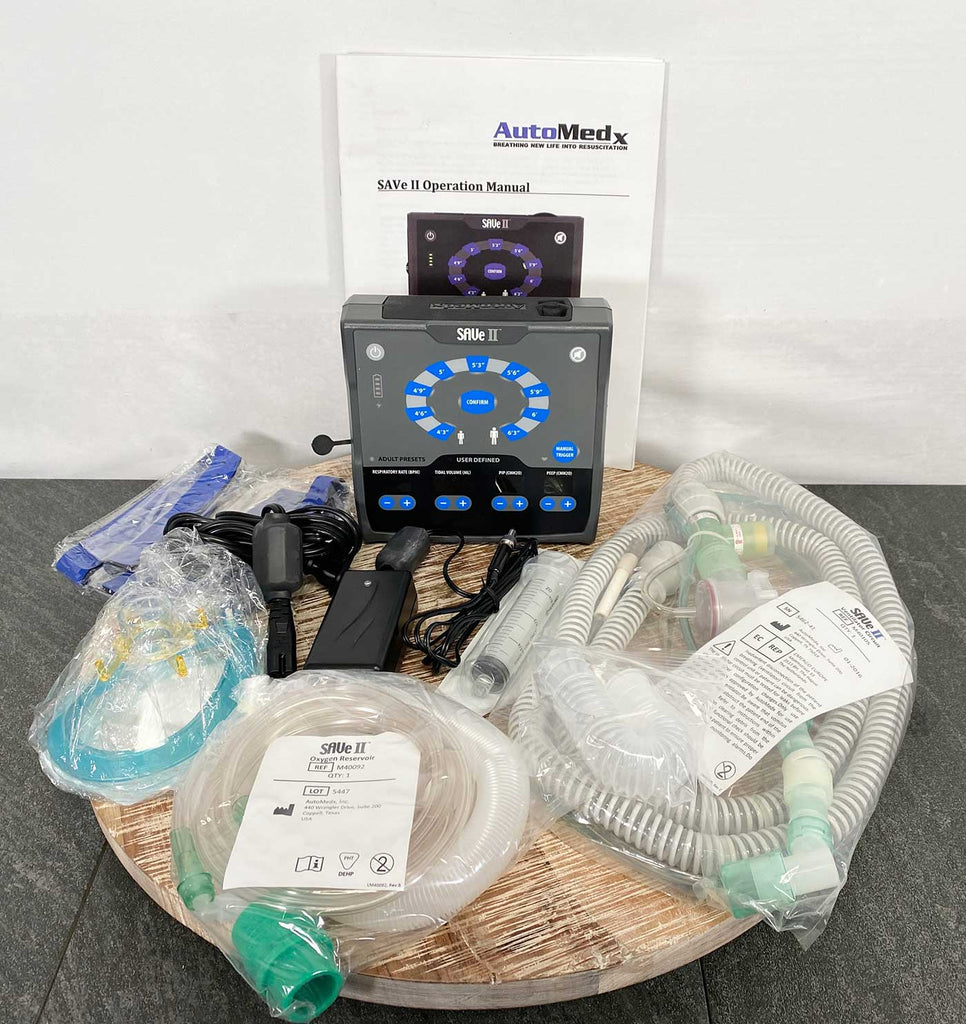 Picture of the Automedx SAVe II Simplified Automated Ventilator