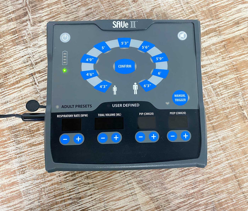 Picture of the Automedx SAVe II Simplified Automated Ventilator