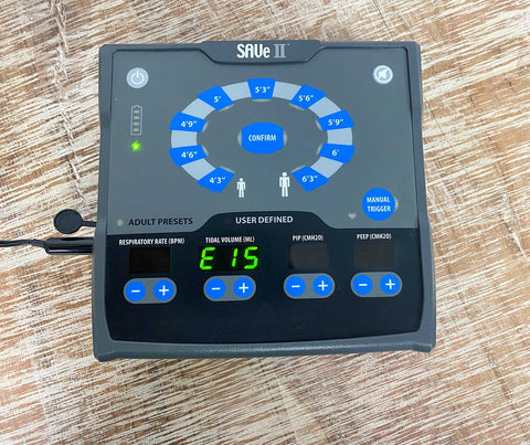 Picture of the Automedx SAVe II Simplified Automated Ventilator