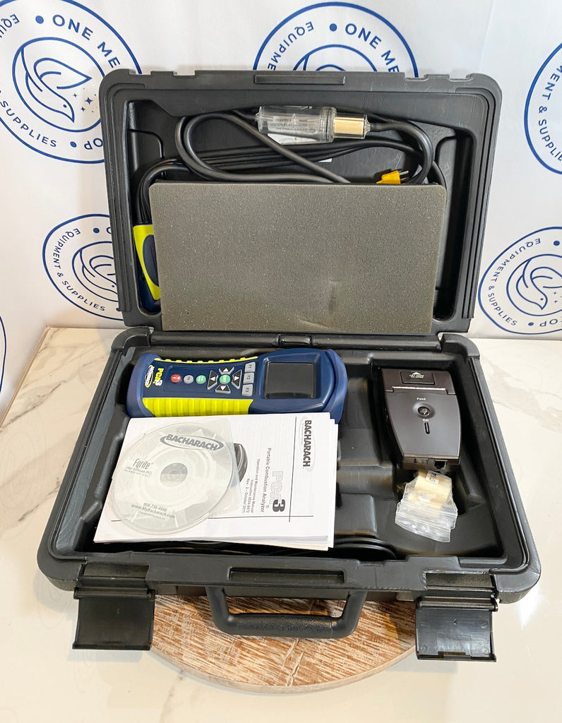 Picture of Bacharach PCA3 Portable Combustion Gas Emissions Analyzer in case
