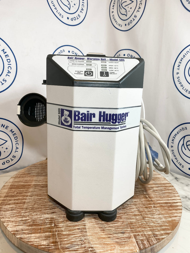 Bair Hugger medical device on a wooden surface front view