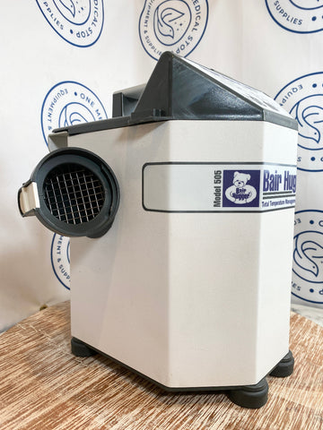 Bair Hugger medical device on a wooden surface side view