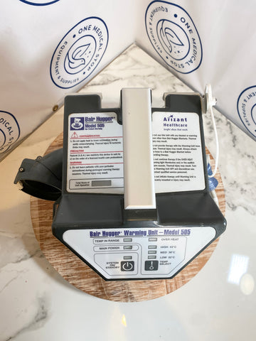 Bair Hugger medical device on a wooden surface top view