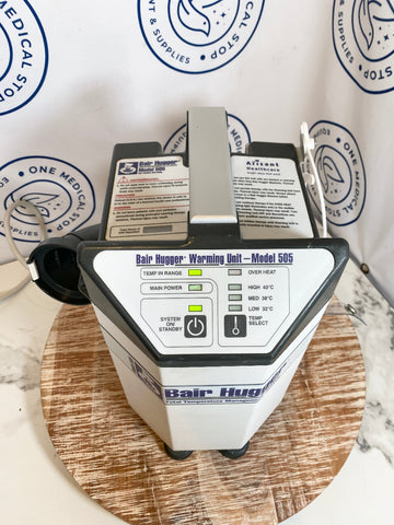 Bair Hugger warming unit on a wooden surface top view
