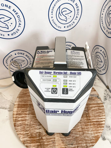 Bair Hugger medical device on a wooden surface top view