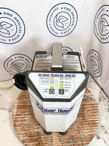 Bair Hugger warmer device on a wooden surface top view