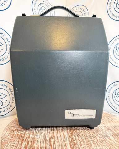 Beltone 120 Audiometer inside grey box
