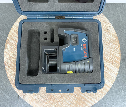 Picture of the Bosch GPL5E 5-Point Self Leveling Alignment Laser  with Hard Carrying Case