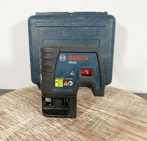 Picture of the Bosch GPL5E 5-Point Self Leveling Alignment Laser  with Hard Carrying Case