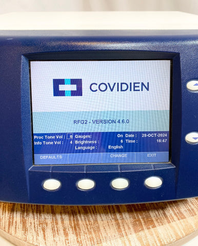 Monitor picture of COVIDIEN VNUS RFG2 4.6.0 Medtronic Radio Frequency Generator