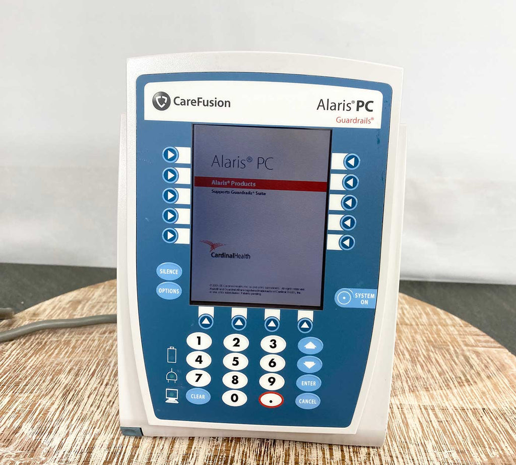 Picture of The CareFusion Alaris PC 8015 Infusion Pump screen