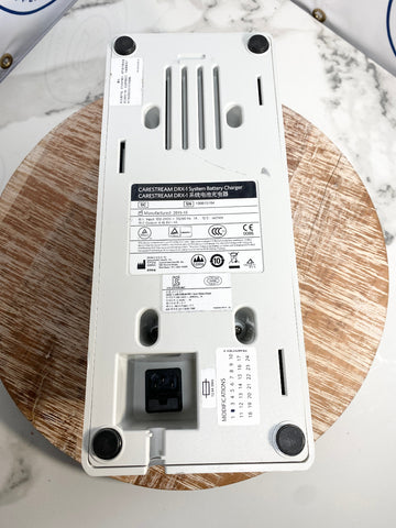 Back view of a CARESTREAM DRX-1 System Battery Charger