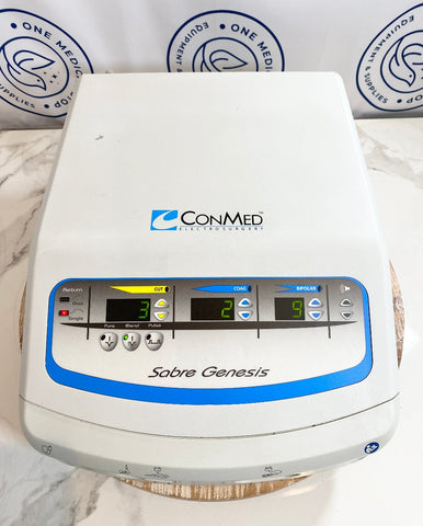 Top view picture of Conmed Sabre Genesis 60-8200-120 Electrosurgical Generator