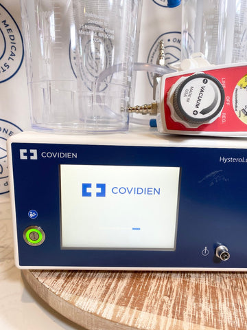 Power button picture of Covidien Hysterolux Fluid Management System Control Unit