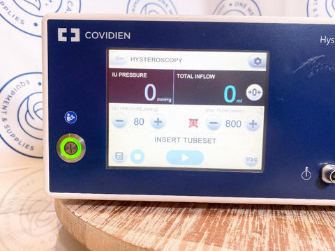 Control screen picture of Covidien Hysterolux Fluid Management System Control Unit