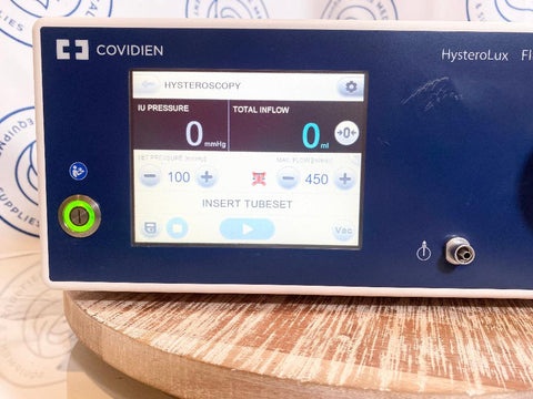 Screen display picture of Covidien Hysterolux Fluid Management System Control Unit