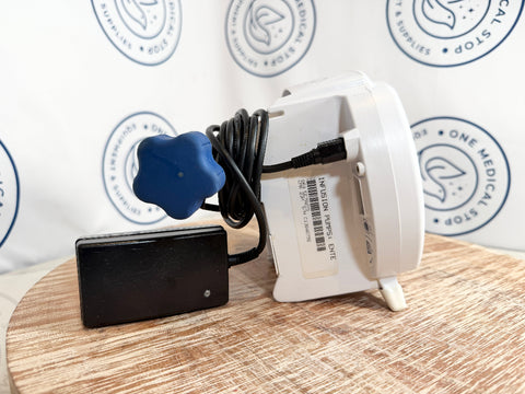 Kangaroo ePump device with blue knob and power cord