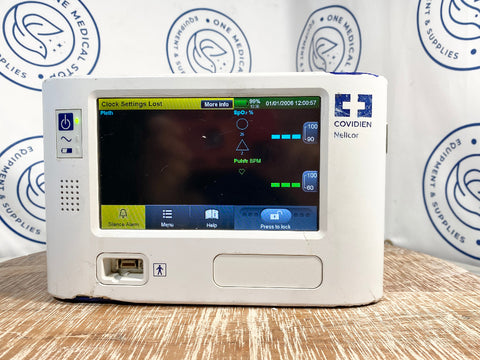 Picture of Covidien Nellcor PM1000N Respiratory Monitor with digital screening