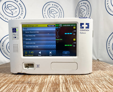 Picture of Covidien Nellcor PM1000N Respiratory Monitor front view