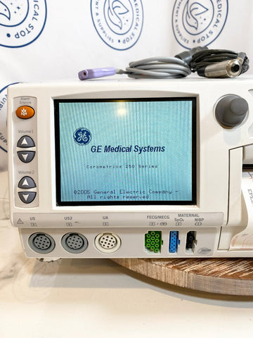 Monitor view picture of GE Corometrics 259CX-B Maternal Fetal Patient Monitor