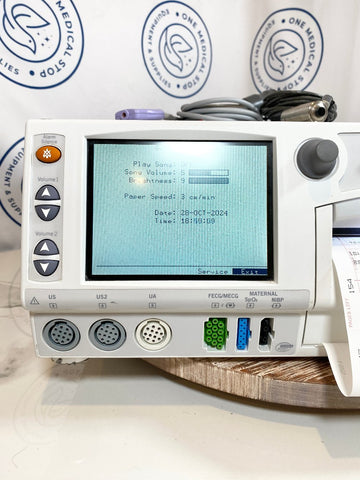 Monitor picture of GE Corometrics 259CX-B Maternal Fetal Patient Monitor