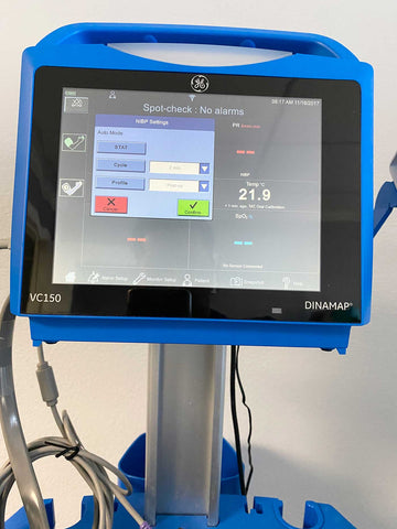 Picture of the monitor for GE DinaMap VC150 Patient Monitor