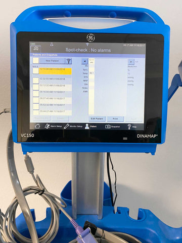 Picture of the monitor for GE DinaMap VC150 Patient Monitor