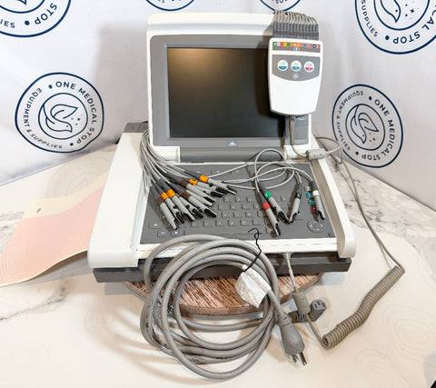 Picture of GE Mac 5500 HD ECG / EKG Machine with power and accessories