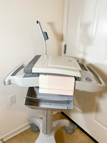 GE Medical MAC 5500 EKG Machine side view