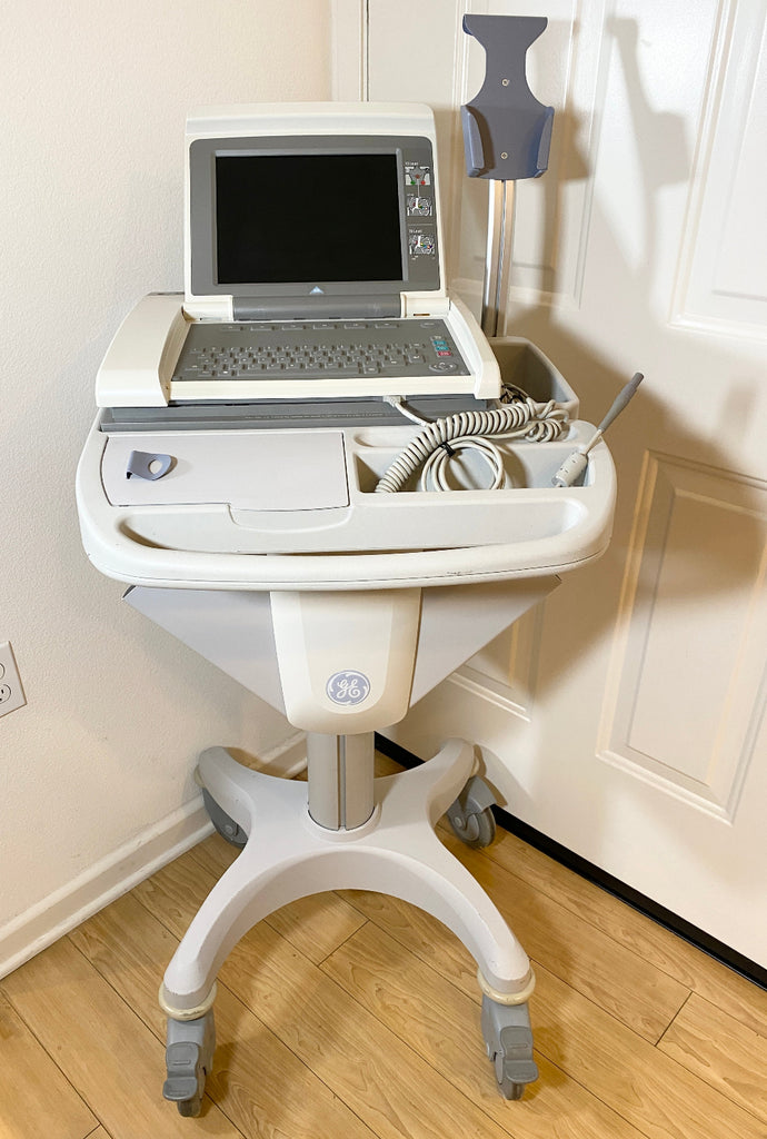 GE Medical MAC 5500 EKG Machine on wheels