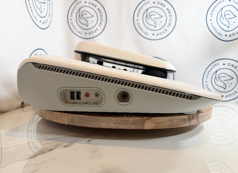 GSI AudioStar Pro Clinical Audiometer  side view with USB ports