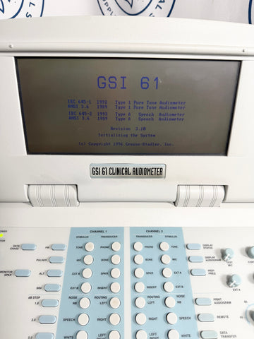 GSI 61 Clinical Audiometer with digital display and control panel