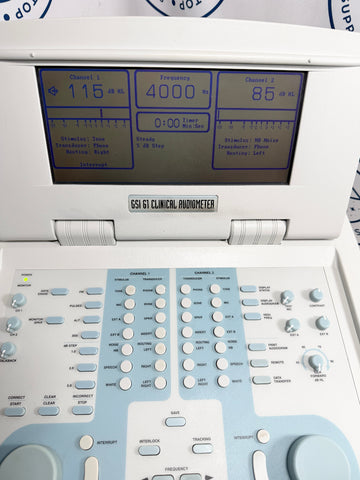  Grason-Stadler GSI 61 Clinical Audiometer with digital display and control buttons