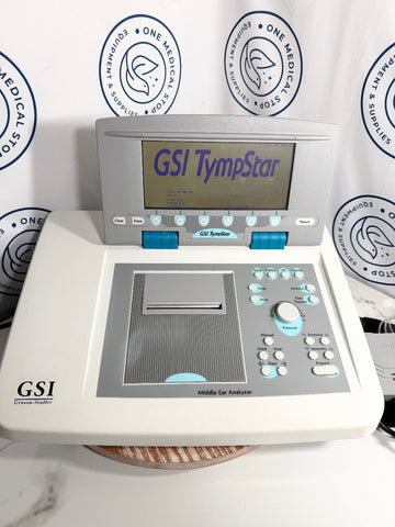GSI TympStar medical device on a white background with GSI branding.