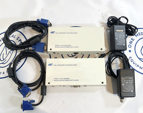 Picture of the Hall Research U-97A-R / U-97A-S Sender & Receiver KVM Extender With Audio