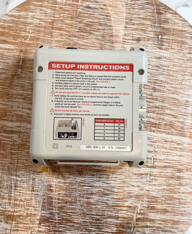 Picture of the AutoMedx SAVe Simplified Automated Ventilator