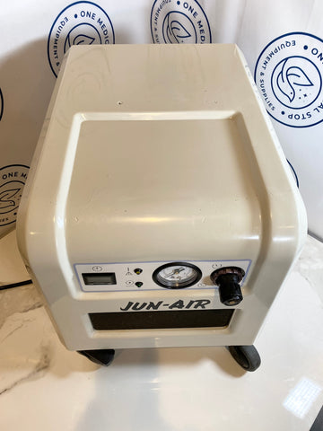 Jun-Air 87R-4P Portable Oil Free Medical Lab Air Compressor System top