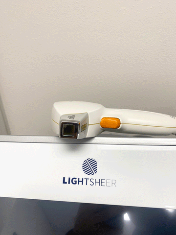 Picture of the handpiece for 2022 Lumenis Lightsheer Quattro