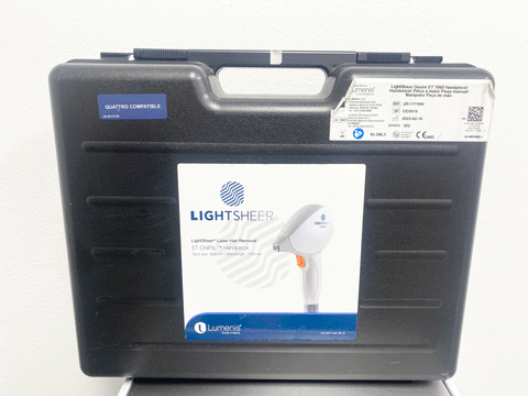 Picture of the case for 2022 Lumenis Lightsheer Quattro handpiece 